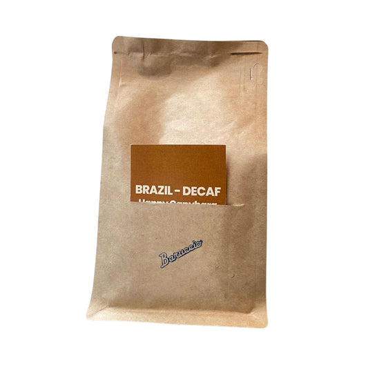 Freshly roasted decaf coffee beans, from Brazil 250g | Shop Baruccio | UK Delivery