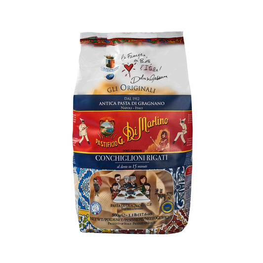 Di Martino Dolce & Gabbana Conchiglioni Pasta 500g Gragnano IGP | Shop Baruccio | UK Delivery