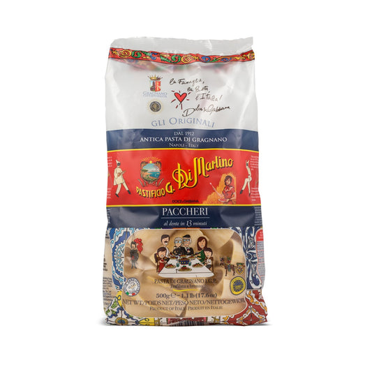 Di Martino Dolce & Gabbana Paccheri Pasta 500g Gragnano IGP | Shop Baruccio | UK Delivery