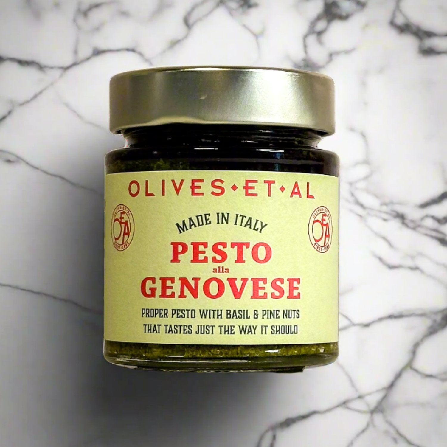 Olives et Al Basil Pesto alla Genovese 135g | Shop Baruccio | UK Delivery