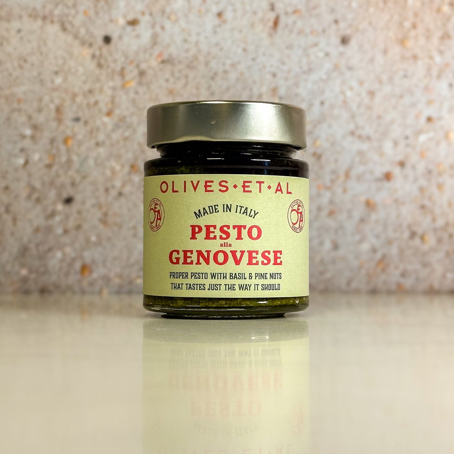 Olives et Al Basil Pesto alla Genovese 135g | Shop Baruccio | UK Delivery