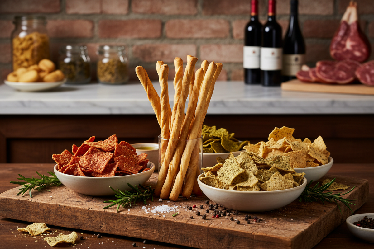 Crisps & breakdsticks