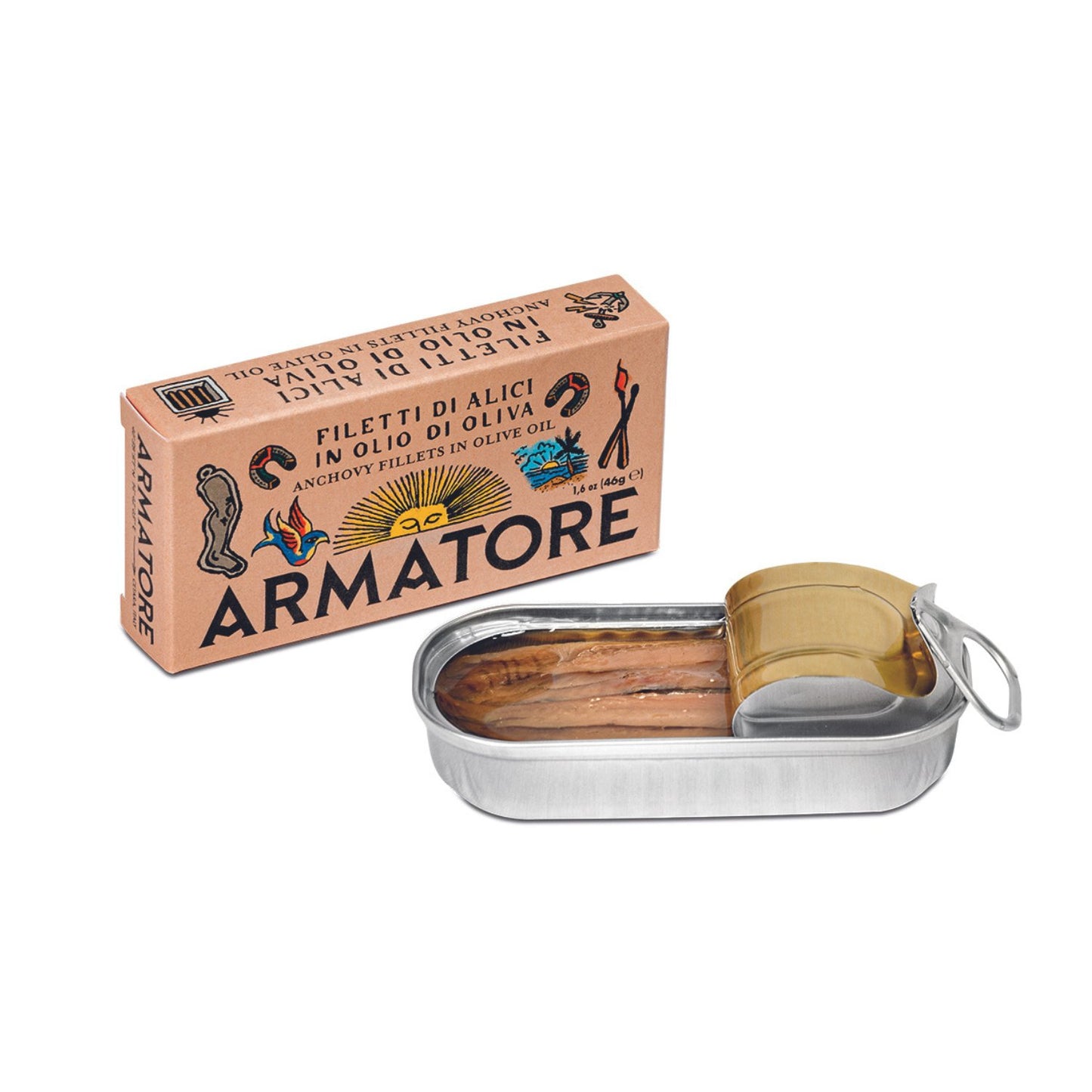 Anchovy Fillets in Olive Oil 45g
