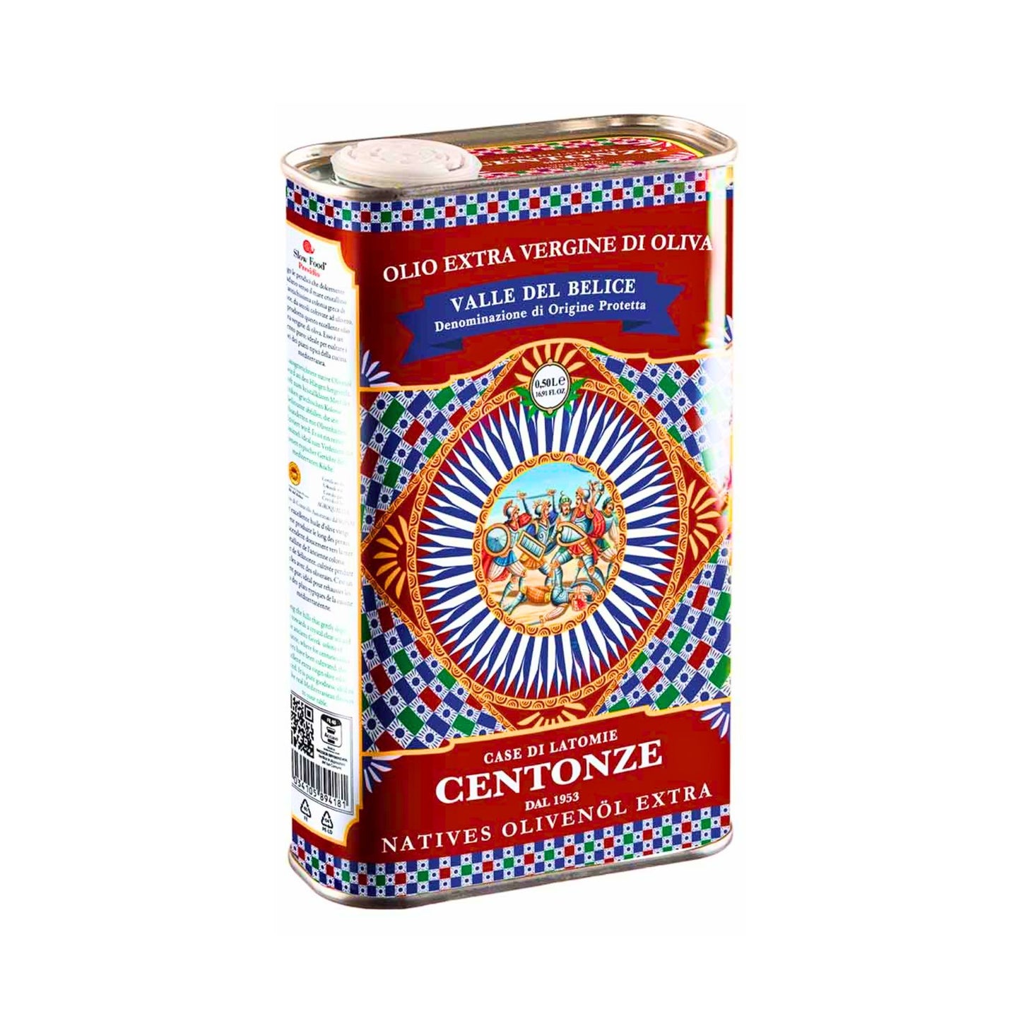 Valle del Belice DOP Extra Virgin Olive Oil Tin 500ml