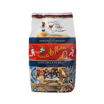 Di Martino Dolce & Gabbana Conchiglioni Pasta 500g Gragnano IGP | Shop Baruccio | UK Delivery