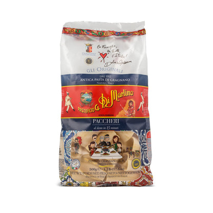Di Martino Dolce & Gabbana Paccheri Pasta 500g Gragnano IGP | Shop Baruccio | UK Delivery
